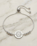 Pulsera ajustable flor