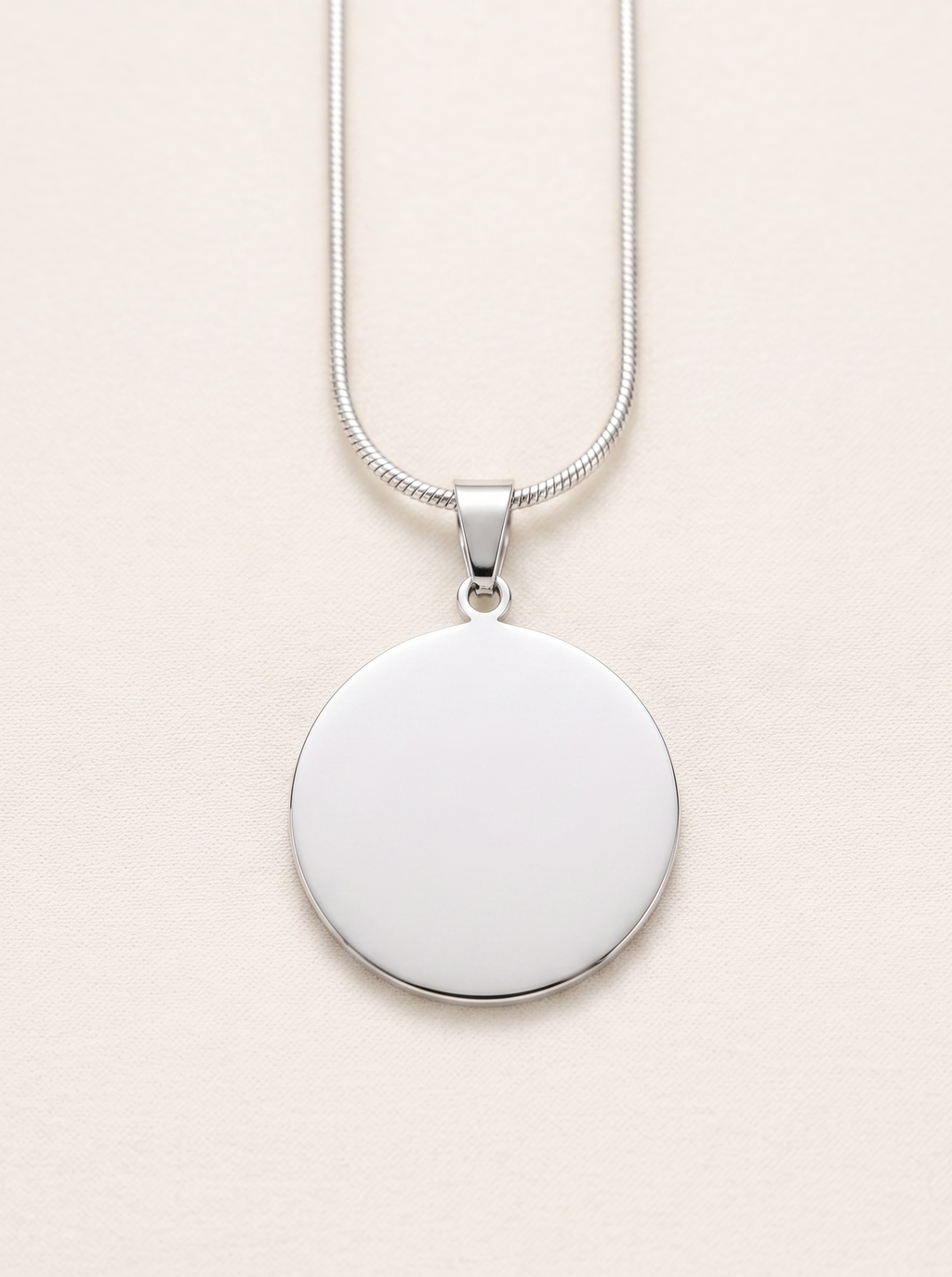 Colgante de plata para grabar