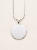 Colgante de plata para grabar