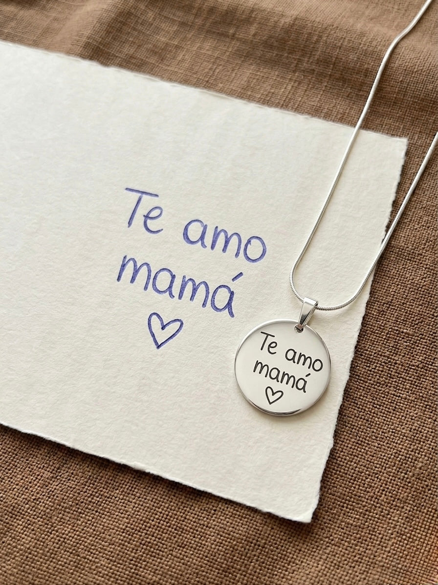 Colgante de plata para grabar